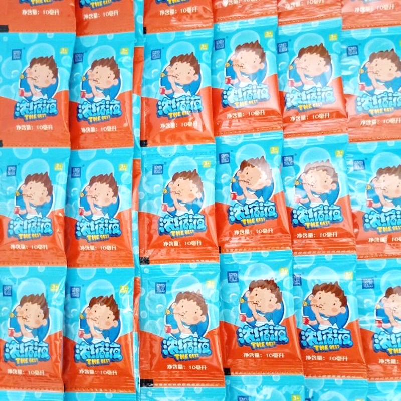 Lọ bong bóng xà phòng, Chai dung dịch thổi bong bóng, Nước thổi bong bóng