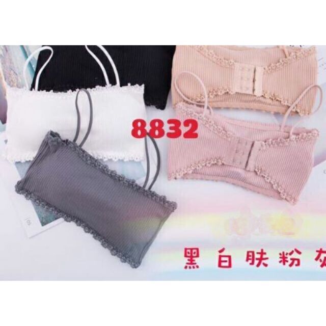 Bra gân cài sau viền hoa siêu xinh (mã 8832