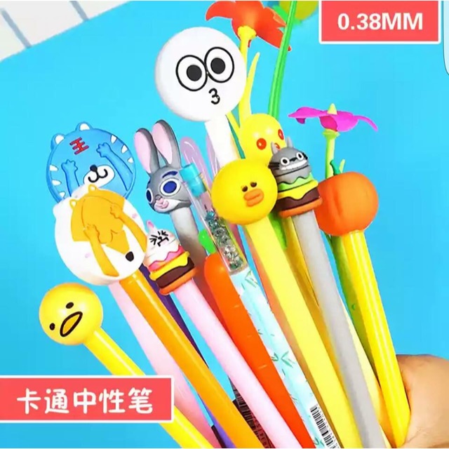 Combo bút bi hoạt hình