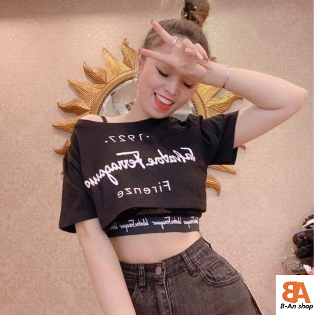 Áo croptop sét 2 áo_Video