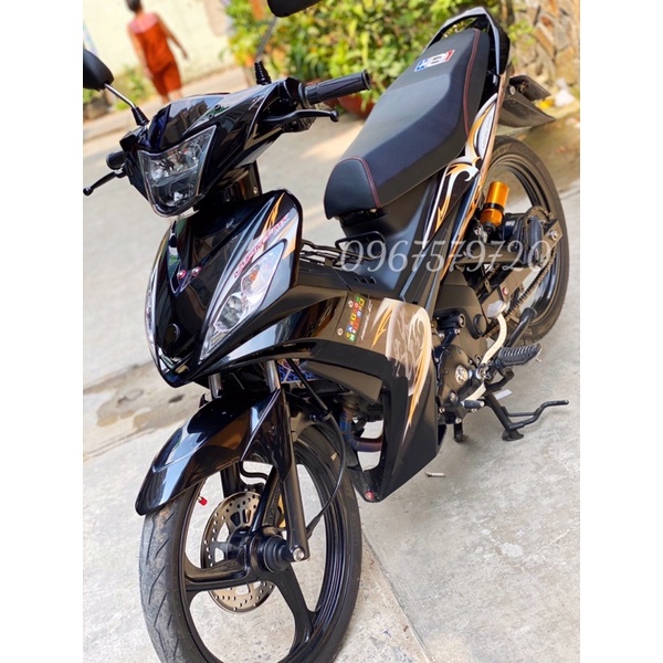 tem rời exciter 2006 đen vàng indo , exciter 2010 đen vàng