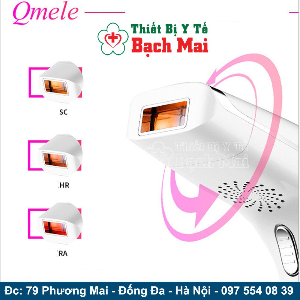 TBYT999 Máy Triệt Lông Cầm Tay Qmele Thế Hệ Mới 500000 Xung NEW