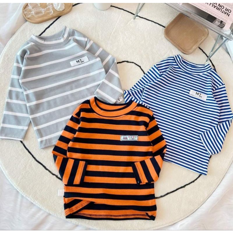 Áo giữ nhiệt cao cổ 3cm cho bé chất đẹp