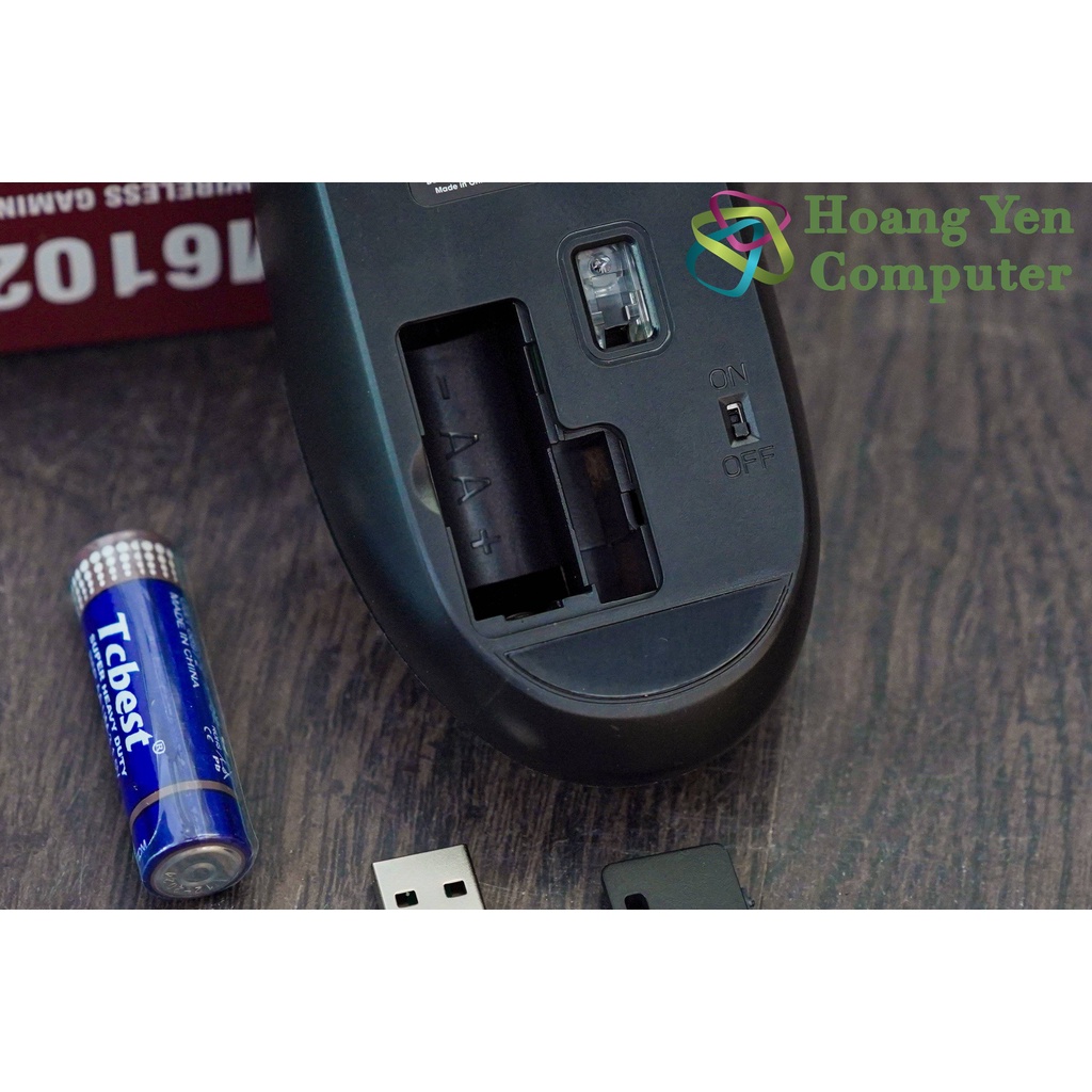 Chuột Không Dây E-dra EM6102W 1200/2400/3200 DPI  - BH 24T Chính Hãng - Hoàng Yến Computer