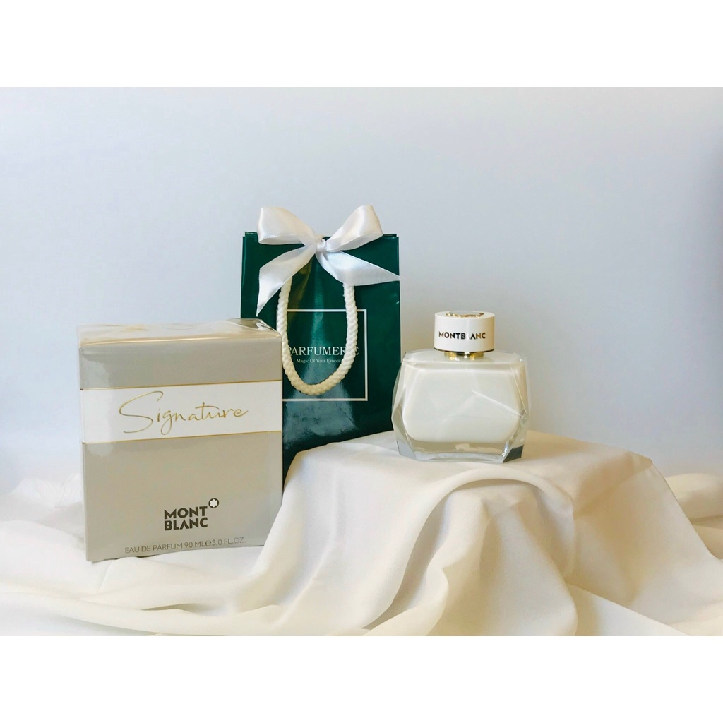 Nước hoa nữ M0NT* BLANC SIGNATURE EDP hương thơm Nữ tính, Nhẹ nhàng, Quyến rũ