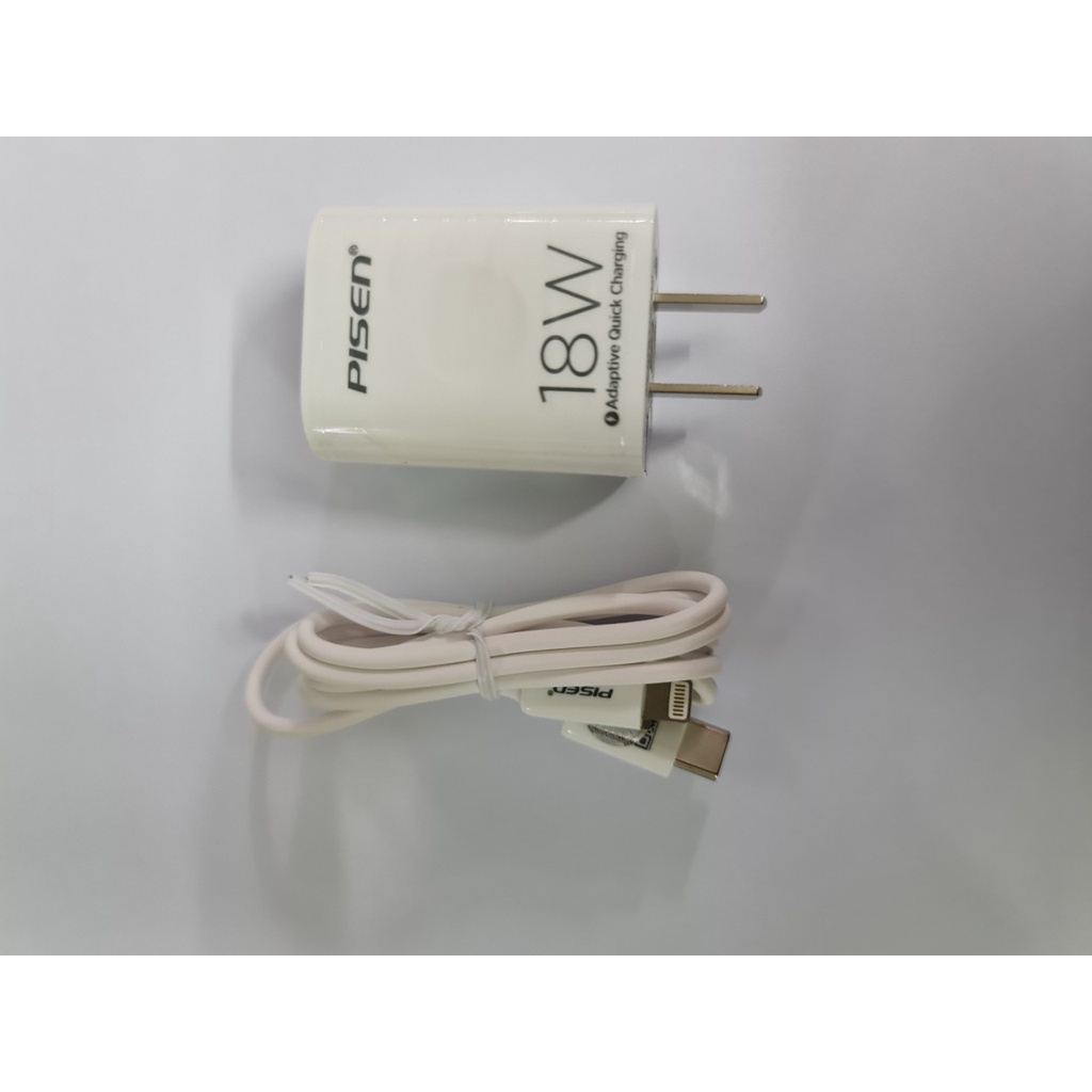 Combo củ sạc dành cho Iphone 18W - Hàng Chính Hãng