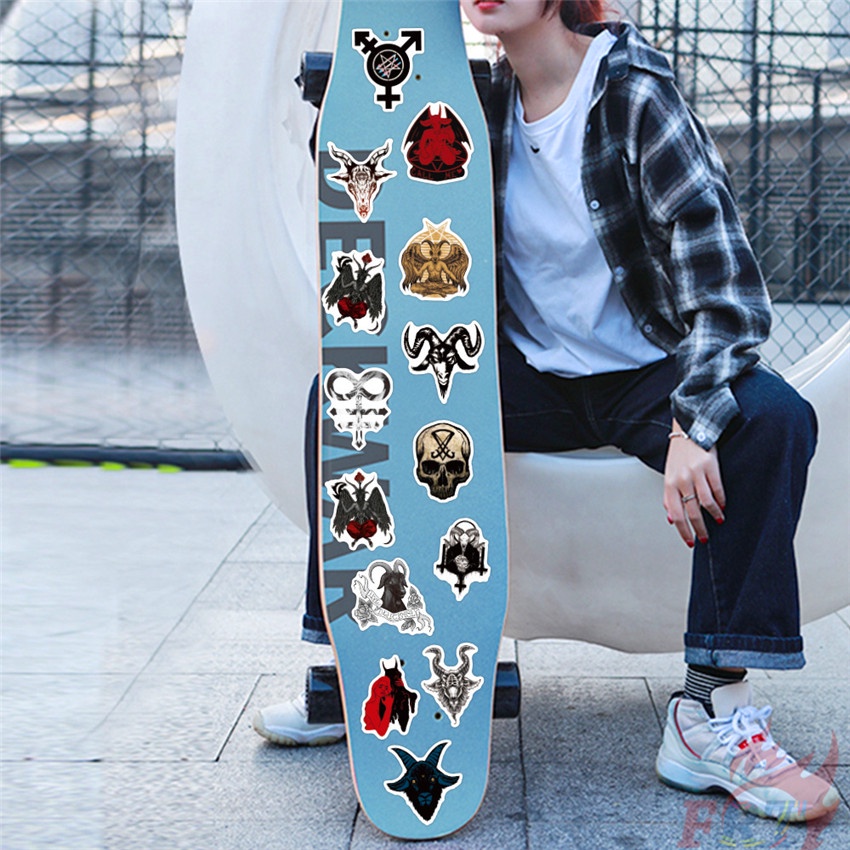 ❉ Punk Darkness Hell - Satan VS Pan Series 01 Stickers ❉ 50Pcs/Set DIY Fashion Luggage Laptop Skateboard Doodle Decals Stickers