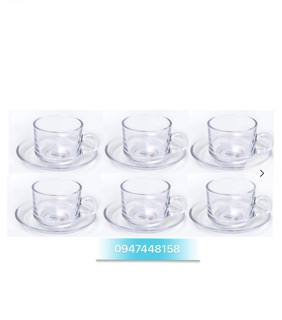 Tách cafe + đĩa lót ug 324 ( 6c ) 200ml