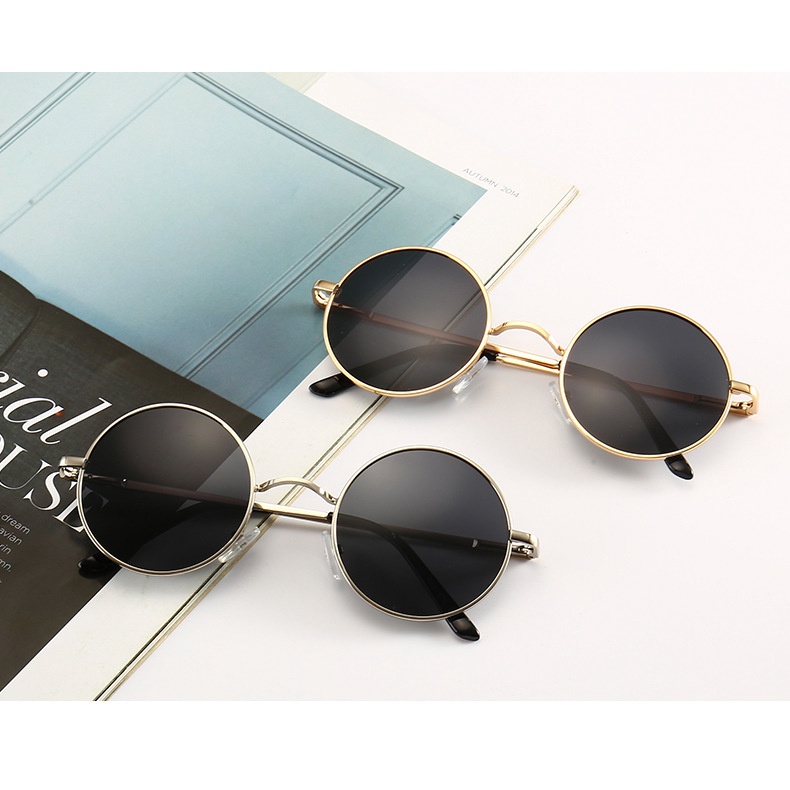 Kính Mát Gọng Tròn Phong Cách Vintage Thời Trang Cho Nam Và Nữ | BigBuy360 - bigbuy360.vn