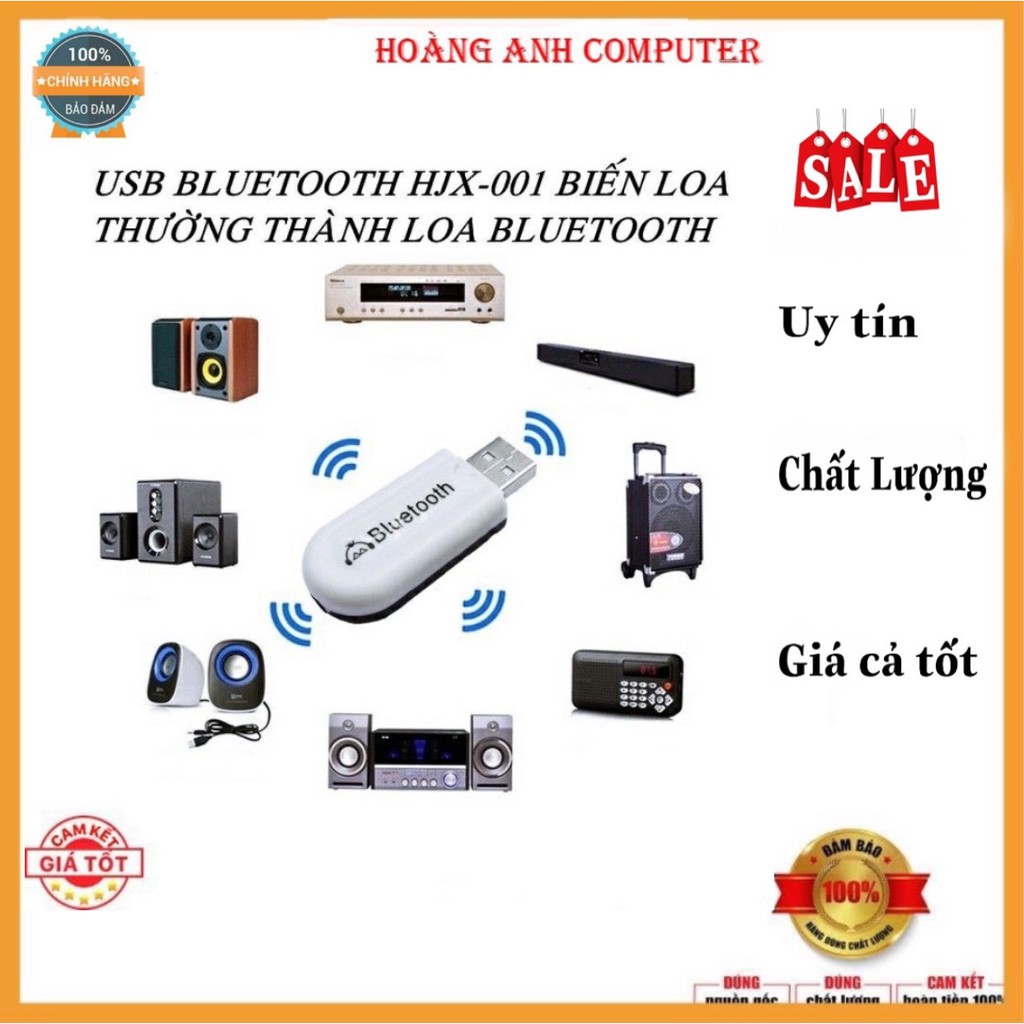 USB Bluetooth - USB HJX-001 5.0 BT Tốc Độc Kết Nối Ổn Định Chính Hãng Cao Cấp HA35