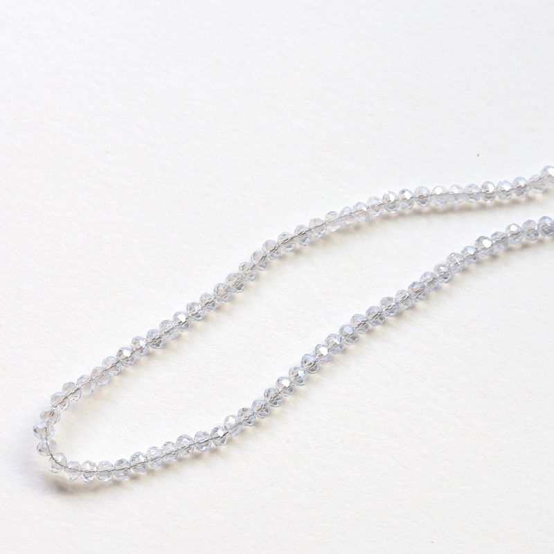 Sợi dây xỏ 120 hạt cườm pha lê nhiều màu 3.6mm làm trang sức