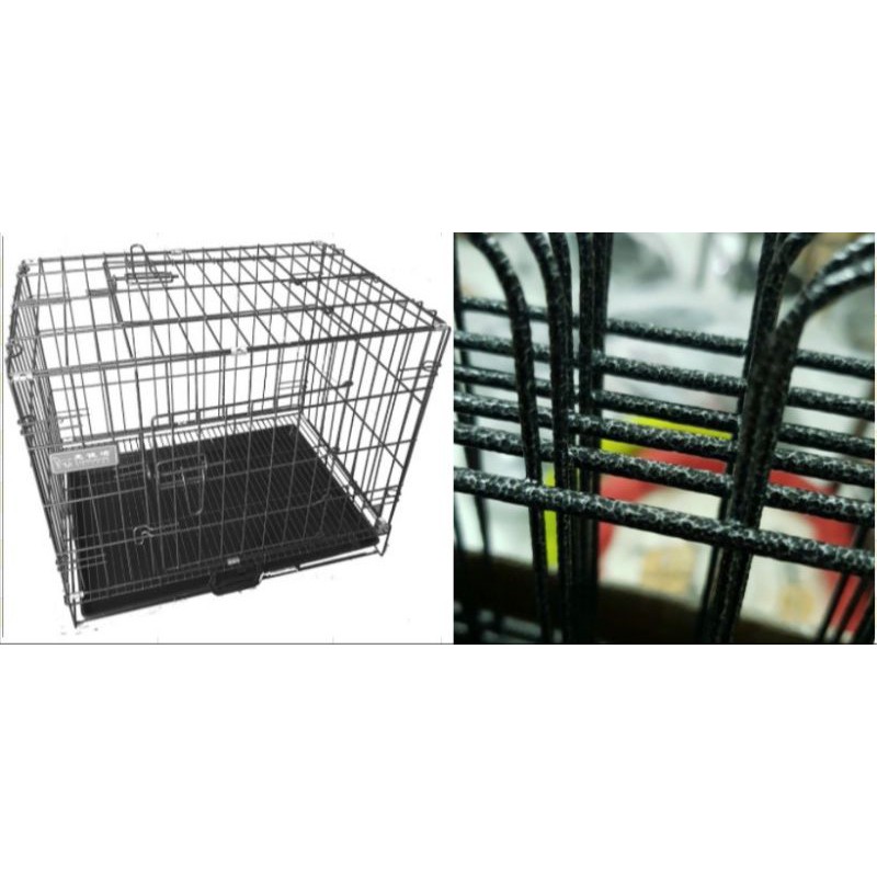 Chuồng lồng vân đá sơn tĩnh điện cho chó mèo  Size S