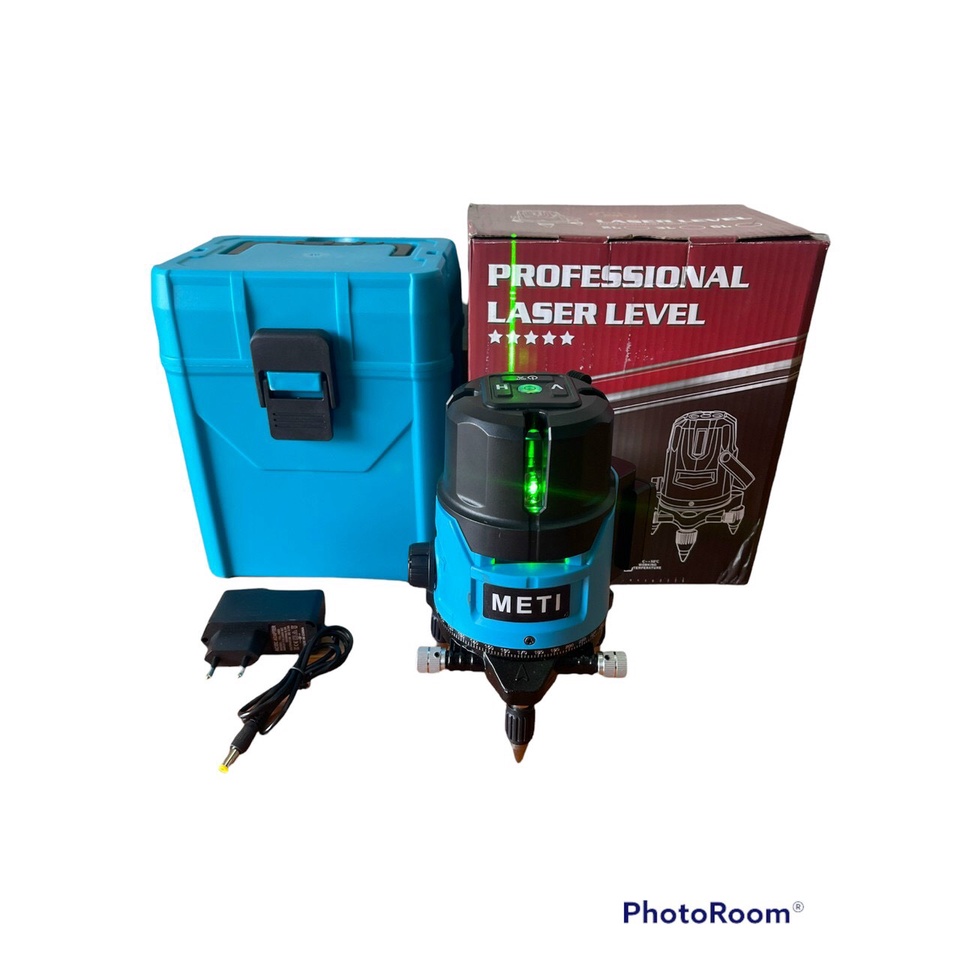 Máy cân mực bắn cốt- laze 5 tia xanh dùng ngoài trời pin dung lượng cao-Đầy đủ phụ kiện