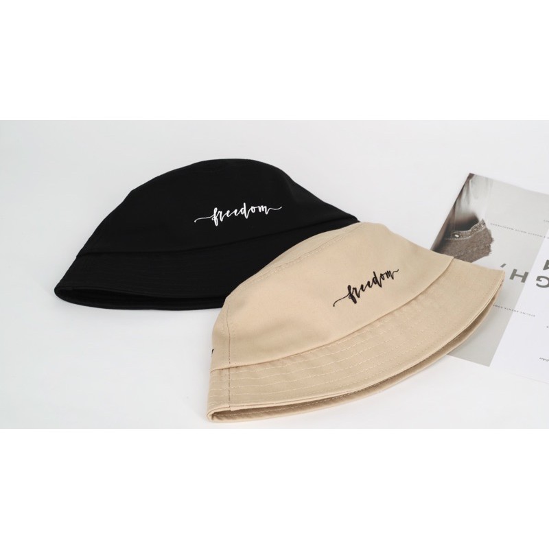 Nón Bucket Freedom Vành cụp