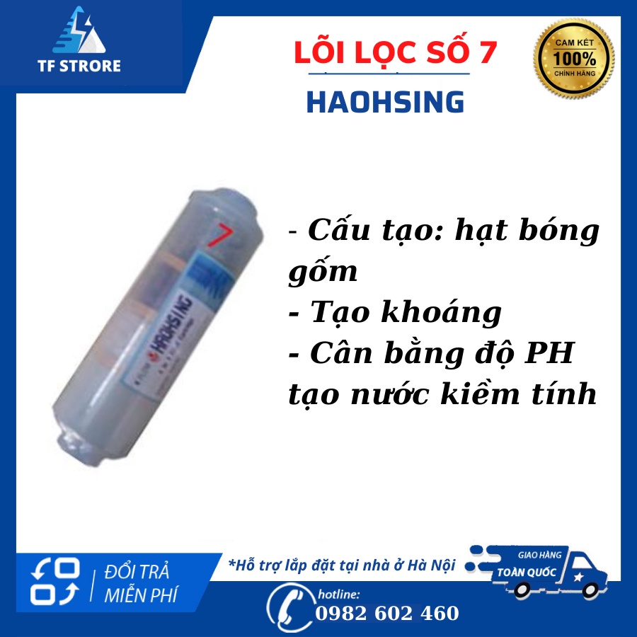 Lõi Lọc Nước HAOHSING Số 7 - Tạo Khoáng Chất Cân Bằng Độ pH Tạo Nước Kiềm Tính