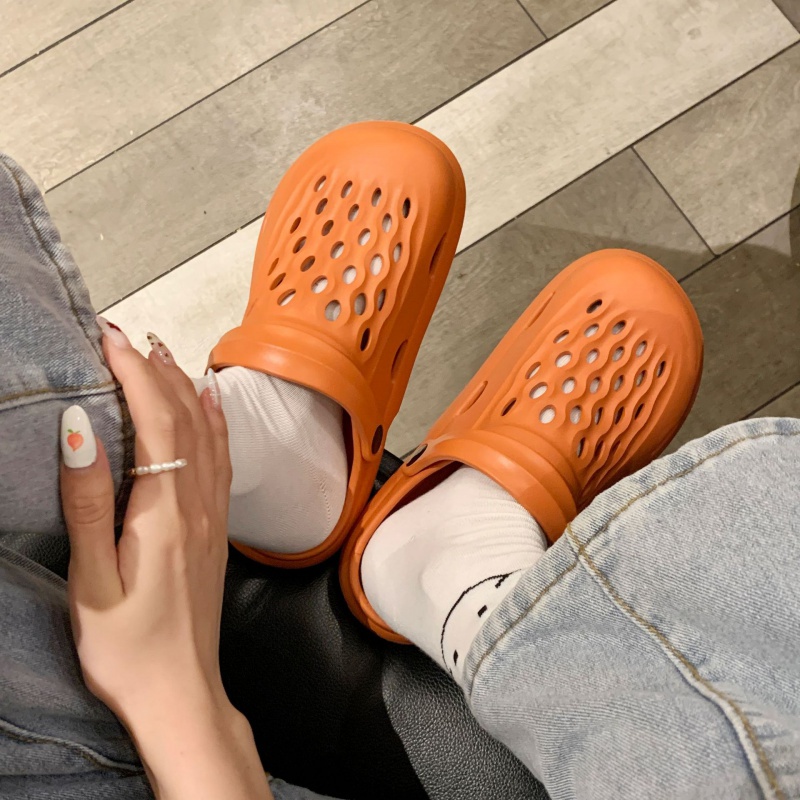 Dép Sandal Đi Biển Đục Lỗ Dễ Thương Thời Trang Mùa Hè Cho Nữ Sinh