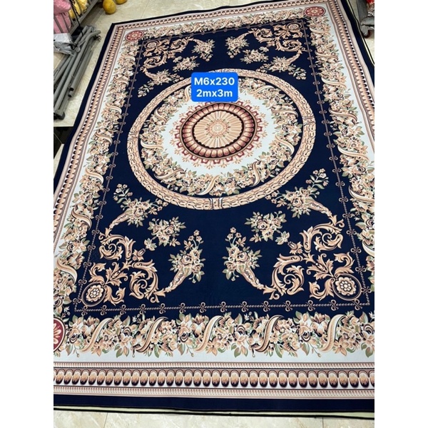 Thảm bali trải sàn phòng khách sang trọng kích thước 2mx3m