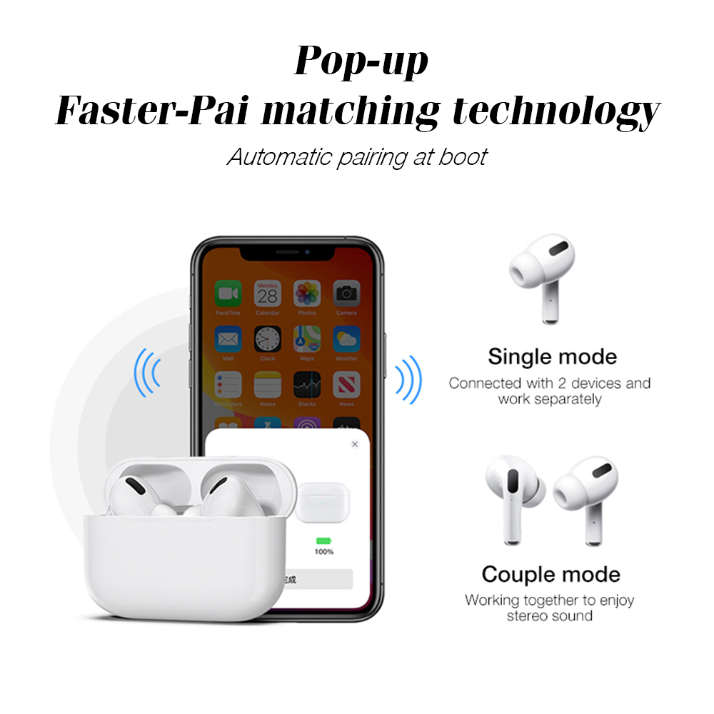 Tai nghe bluetooth không dây màu macaron TWS dành cho android và ios | BigBuy360 - bigbuy360.vn