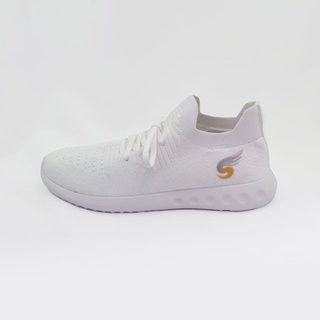 Giày thể thao nữ 💖FREESHIP💖 Giày tập gym sneaker Sshoes-có dây, vải thun mềm nhẹ chất lượng ngang bitis K002-10-WHT