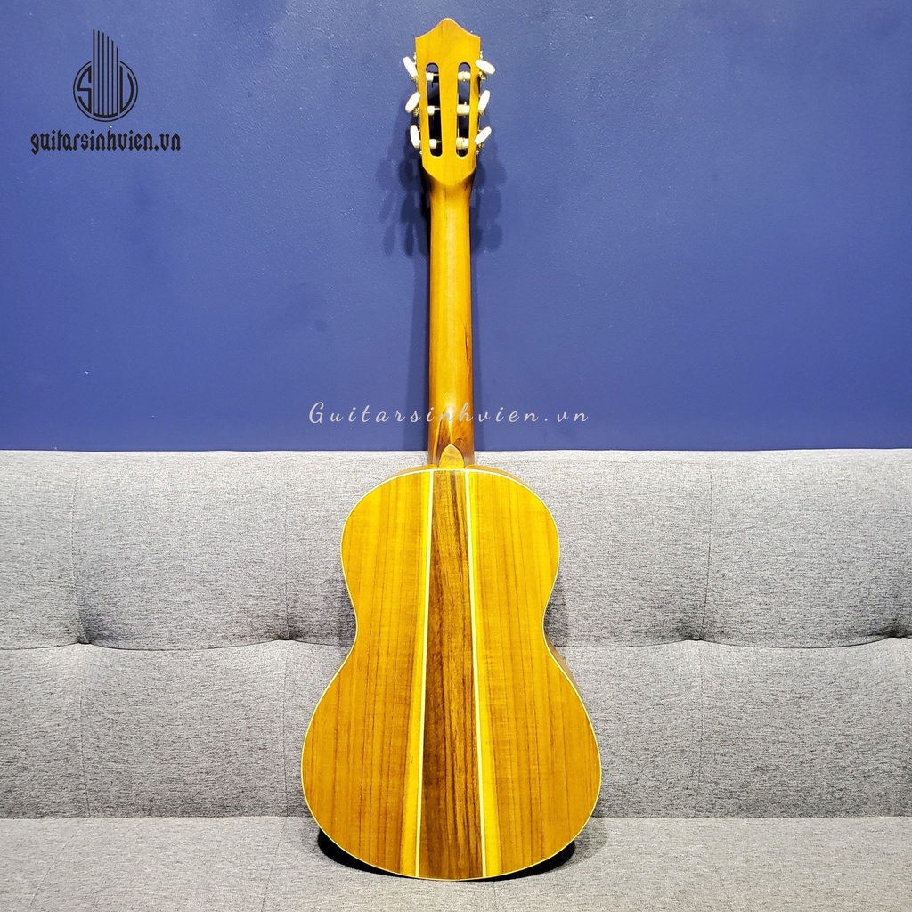 Guitar Mini Classic Gỗ Thịt Size 3/4 - Guitar Mini Tập Chơi Giá Rẻ Gỗ KOA SV-C3M