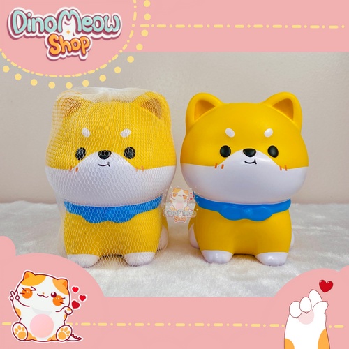 Squishy cún Shiba siêu đáng yêu, mềm, chậm tăng