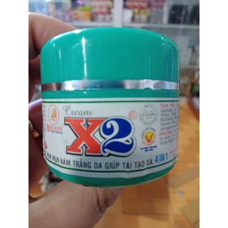 Kem x2 trần mụn nám trắng da tái tạo 10g