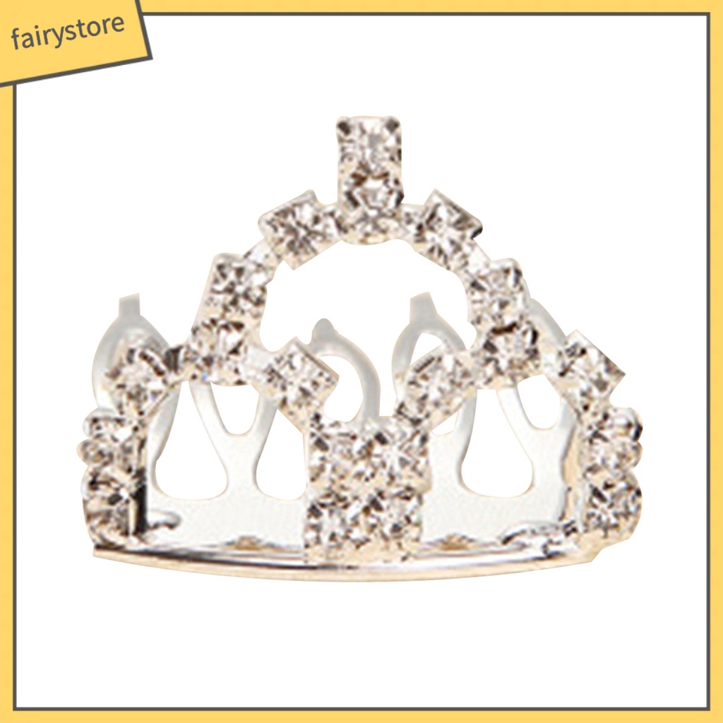 Vương miện cài tóc đính đá dễ thương cho bé