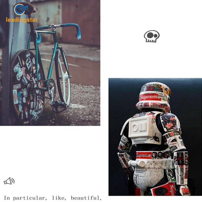 Bộ 50 Miếng Dán Trang Trí Hình Động Vật Dễ Thương