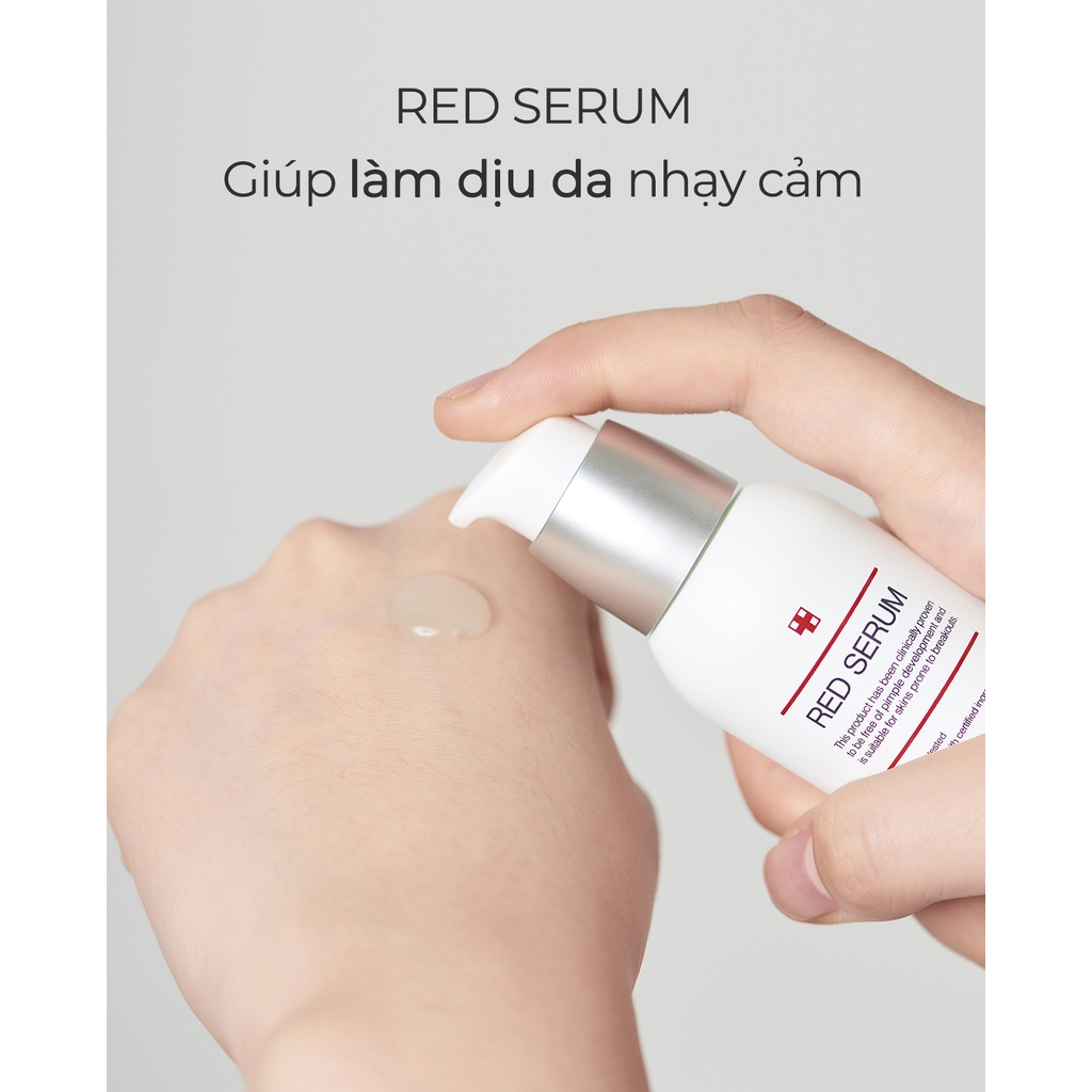 Full set Medicube chăm sóc da mụn (Red Foam + Red Toner + Red Serum)