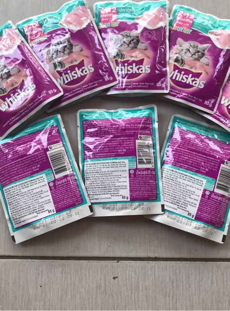 Thức ăn mềm cho mèo con Pate Whiskas Junior 80g