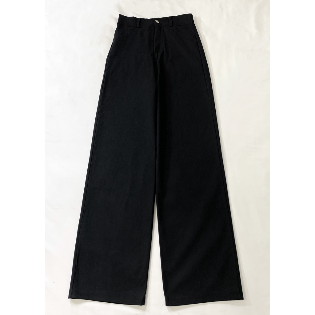 Quần Jean Trơn Ống Rộng Lưng Cao Kiểu Dáng ulzzang style Hàn Quốc mã 240