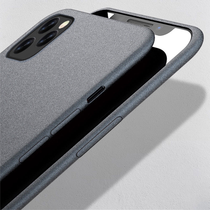 Ốp Điện Thoại TPU Mềm Siêu Mỏng Bề Mặt Nhám Cát Cho iPhone 14 Pro Max X XS XR 6 6S 7 8 Plus