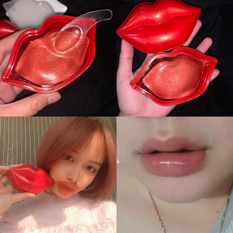 Mặt Nạ Môi Hoa Hồng Dưỡng Ẩm, Giảm Thâm Hiisees Lipmask 20 Miếng