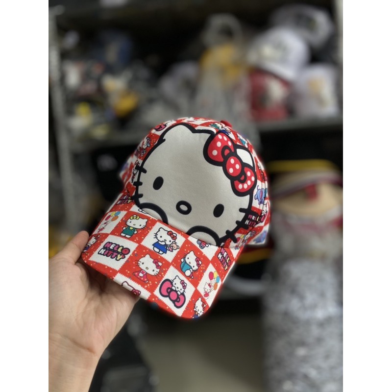 [ Bé 2-5 tuổi ] Nón kết HELLO KITTY siêu đẹp cho bé Gái