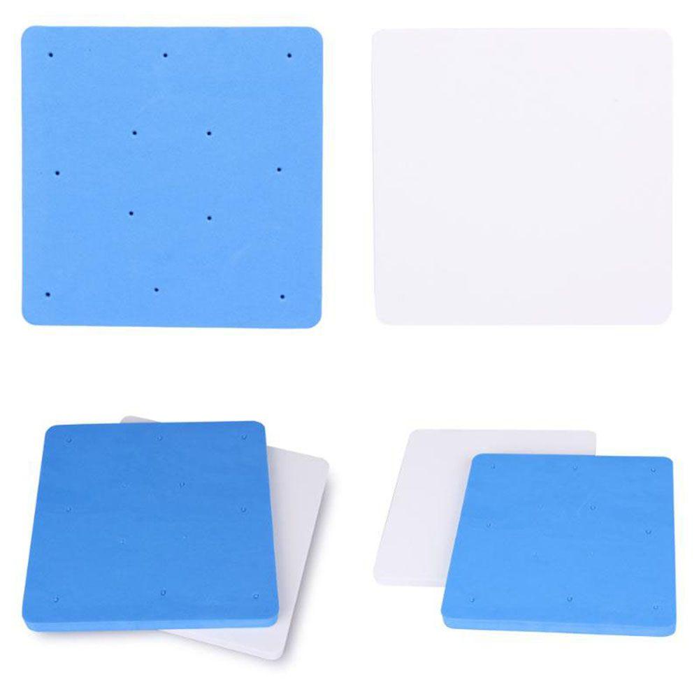 AUGUSTINA Khuôn Xốp Khô Tạo Hình Kẹo Đường Hình Vuông 12 Lỗ Trang Trí Bánh Kem