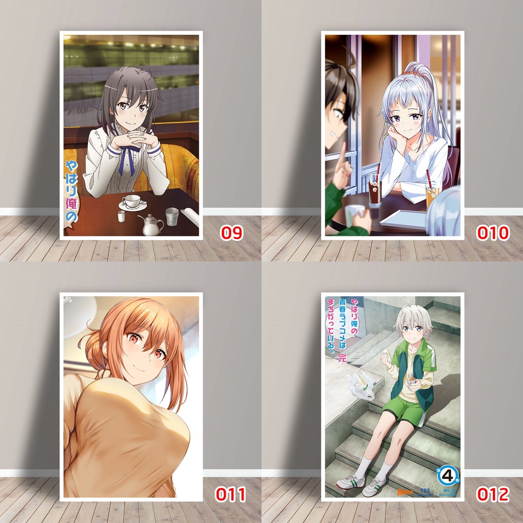 Tấm Postcard Cao Cấp Anime Oregairu