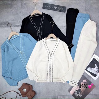 Sét Len TT Viền Kéo Khoá Hàng Quảng Châu Cao Cấp Full Màu ❤️