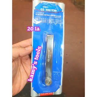 Thước căn lá 20 lá 0.05-1.0mm kingtony model 77340-20