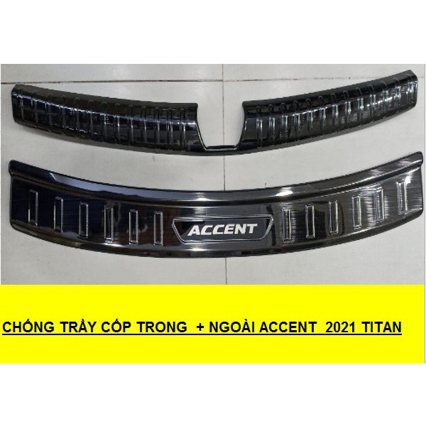 Ốp chống trầy cốp Hyundai Accent 2018-2023 – Titan