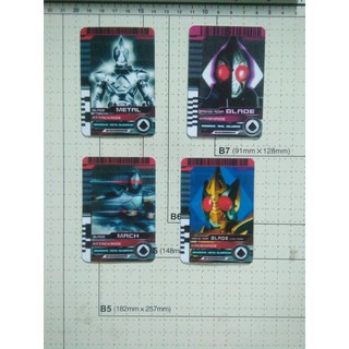 Card Kamen Rider Full bộ thẻ Blade 4 thẻ