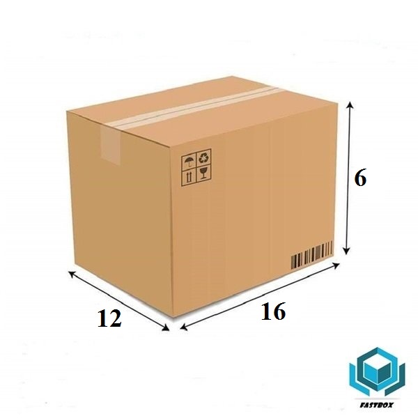 Fastbox - Thùng carton size 16x12x6 Cm Hộp carton giá rẻ