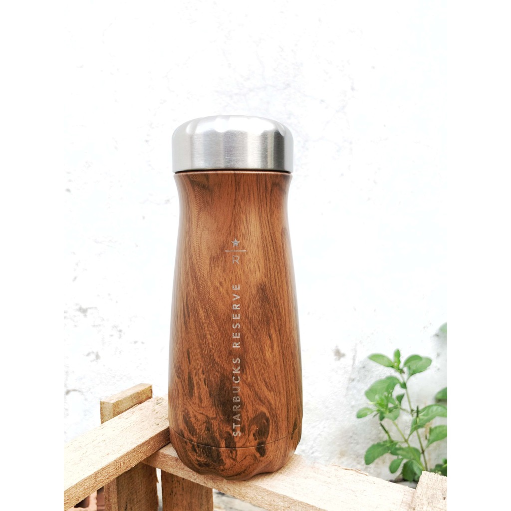 Bình giữ nhiệt STARBUCKS Reserve màu đen hoặc vân gỗ dung tích 500ml