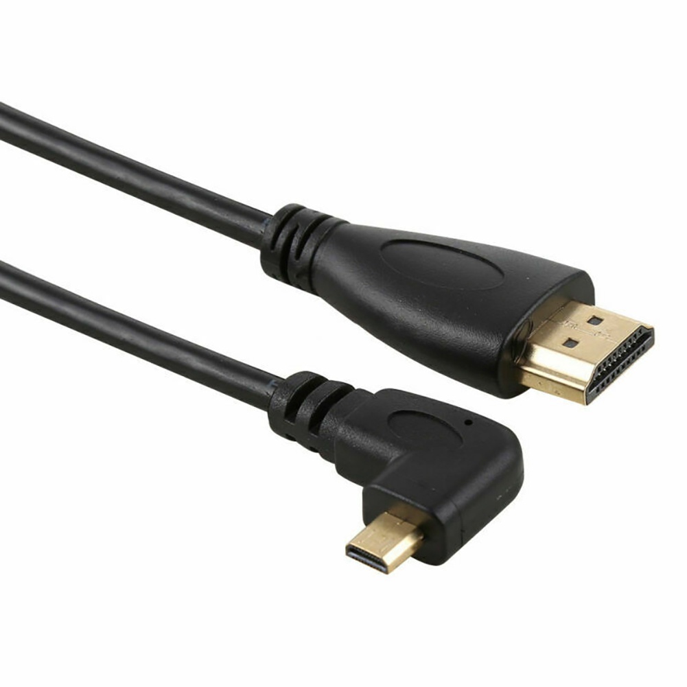Dây Cáp Chuyển Đổi Micro Hdmi Sang Hdmi 1.4 1080p Hdtv 90 Độ