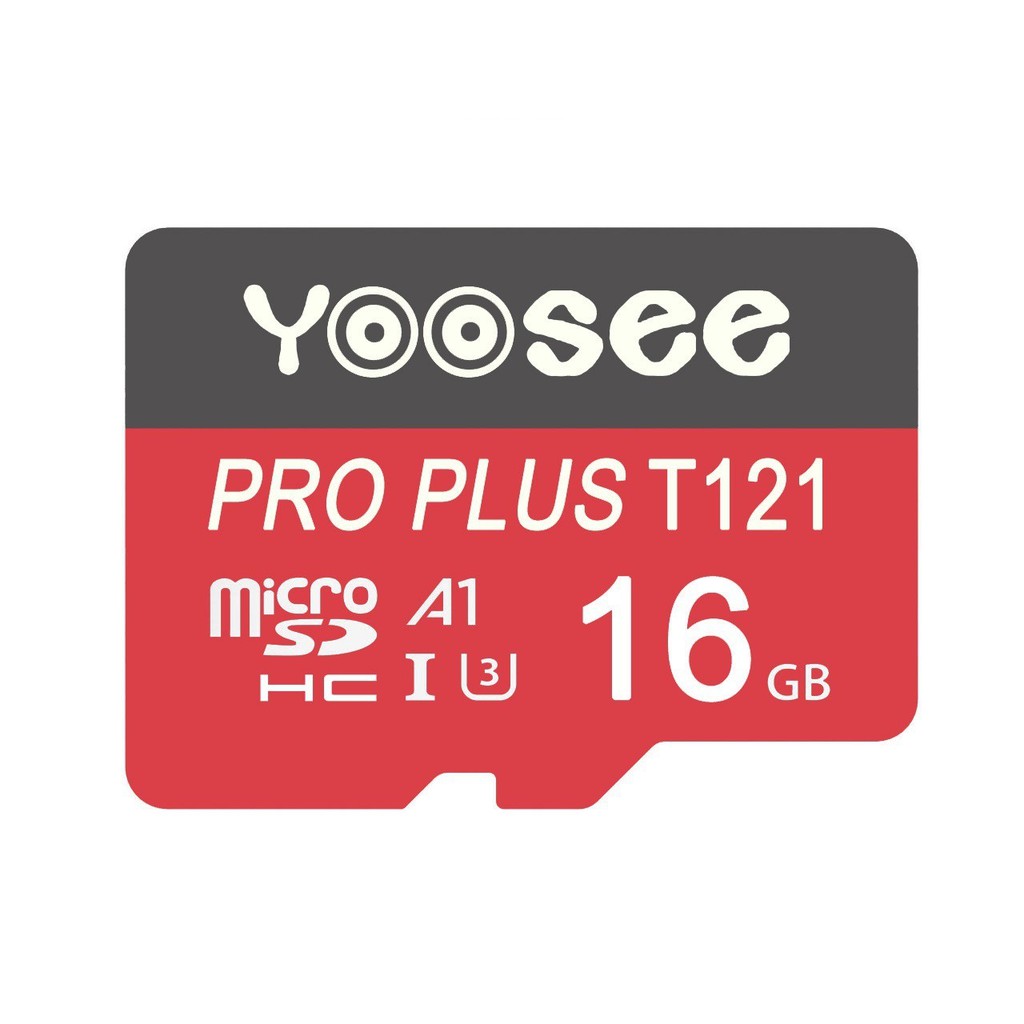 Thẻ nhớ microSDHC Yoosee Pro Plus 16GB A1 U3 4K R95MB/s W45MB/s (Đỏ) - chuyên camera và điện thoại | BigBuy360 - bigbuy360.vn