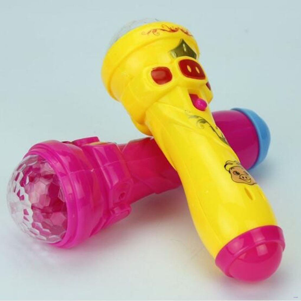 Mic đồ chơi có đèn đáng yêu dành cho bé