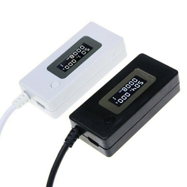 Máy đo dòng điện và điện áp cổng USB KCX-017 (Test điện thoại, cốc sạc và pin sạc dự phòng...)