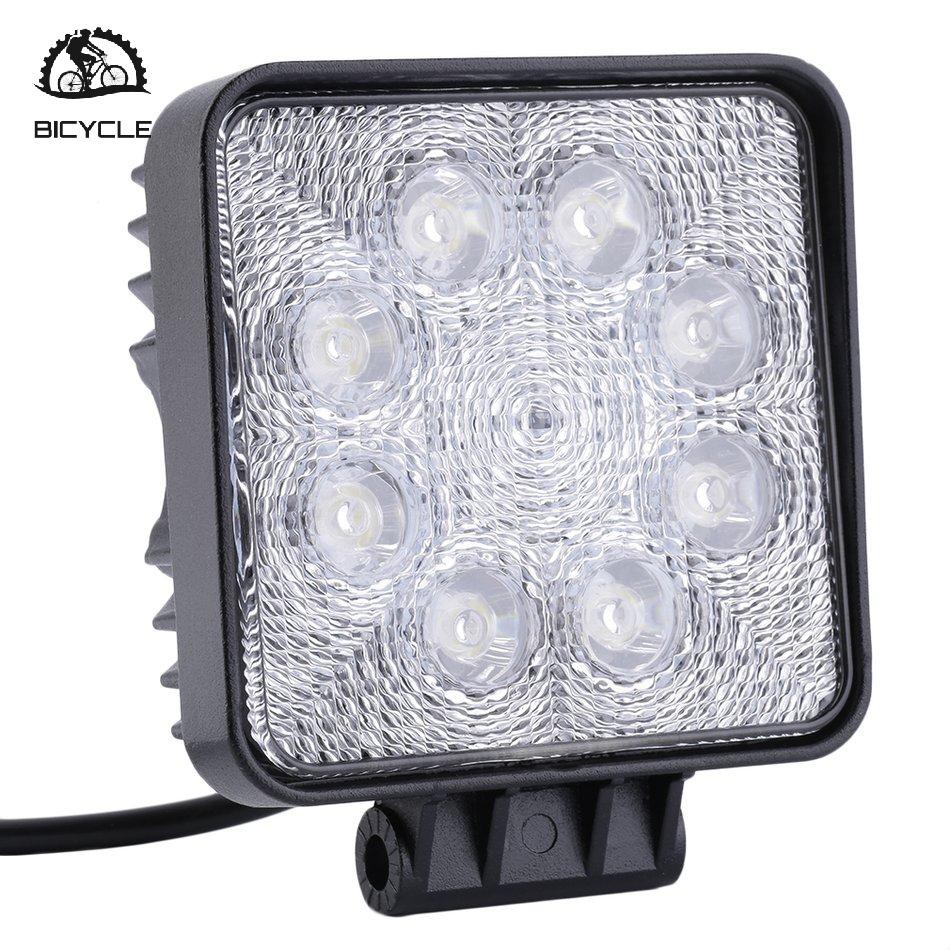 Đèn Led Vuông 24w 8led 12v Hỗ Trợ Chiếu Sáng Cho Các Loại Xe / Tàu Thuyền