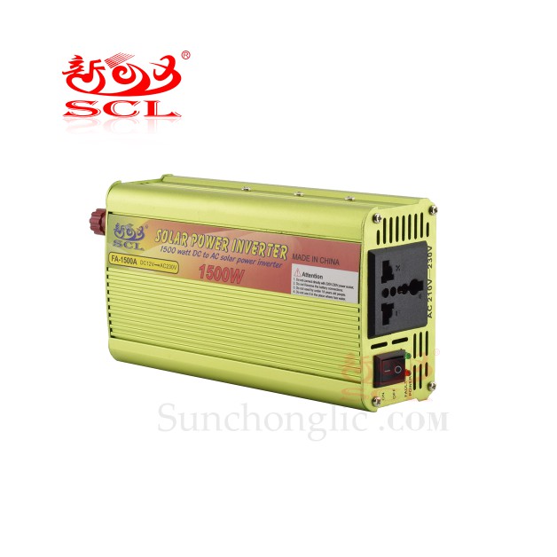 Bộ kich điện inverter 12v lên 220v 1500W-Sunchonglic - FA-1500A
