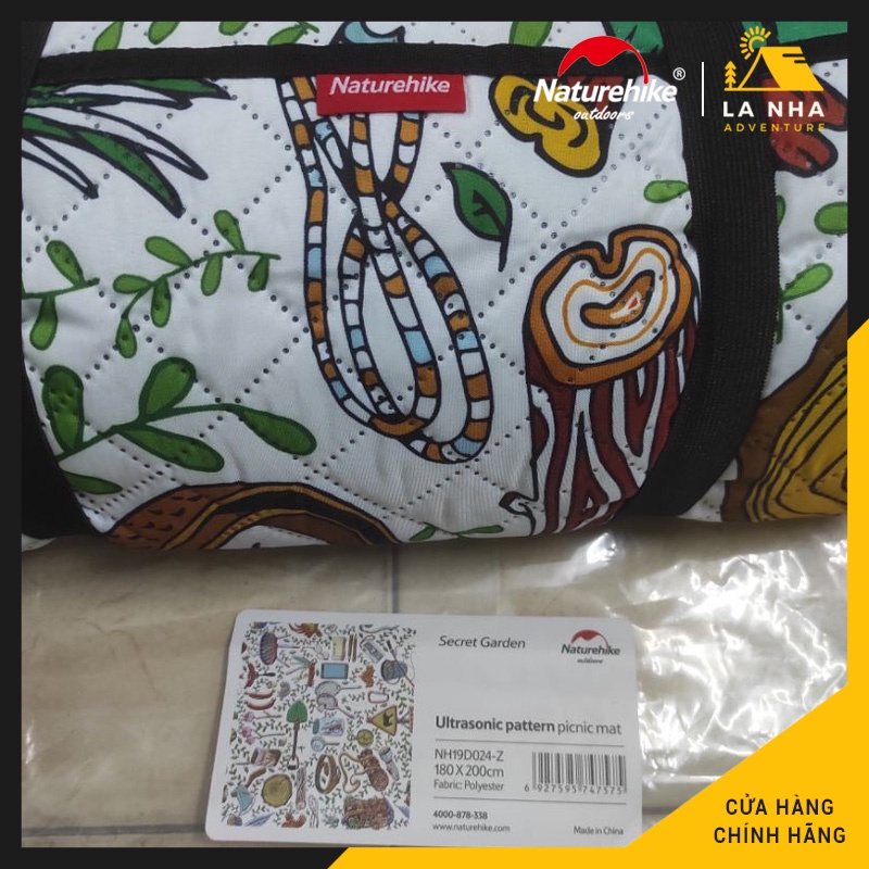 Thảm Dã Ngoại Chống Thấm 180*200cm Naturehike Chính hãng Là Nhà - NH19D024-Z - mang đi du lịch, pinic