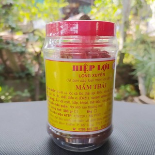 [ĐẶC SẢN AN GIANG] Mắm thái cá lóc & đu đủ thương hiệu Hiệp lợi long xuyên hủ 500Gram - HSD 6 tháng